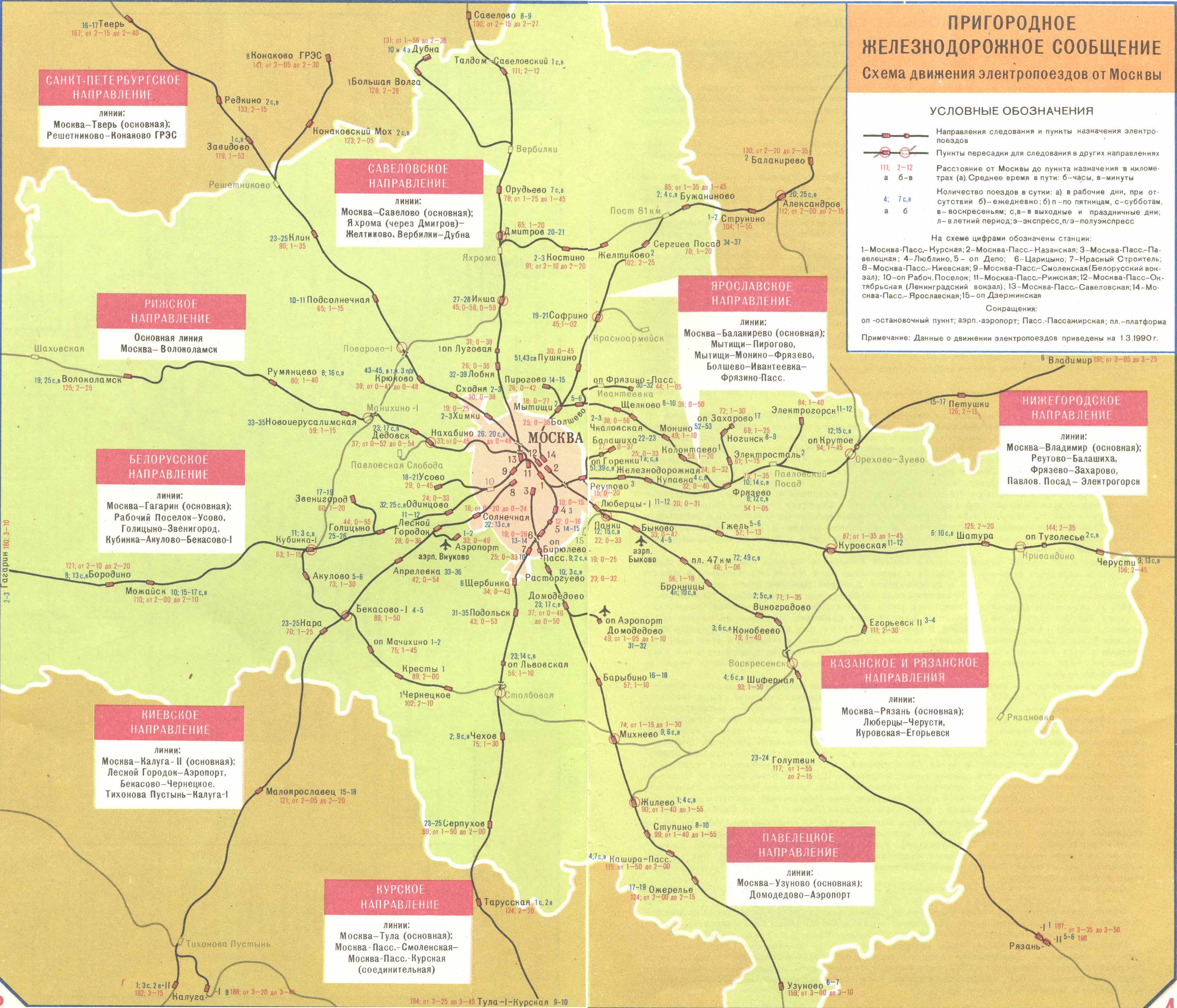 Карта жд транспорта москвы